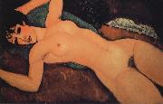 Amedeo Modigliani Sleeping nude with arms open Spain oil painting artist